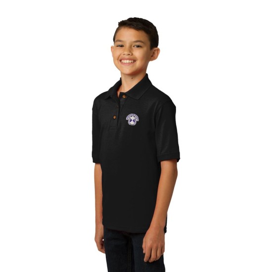 Youth Jersey Knit Uniform Polo Shirt