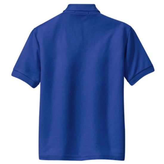Youth Silk Touch Blend Pique Uniform Polo Shirt